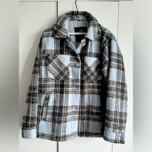 Hollister plaid jacket
